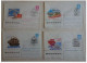 4 Envelopes USSR 1980s Philatelic Exhibitions - Briefe U. Dokumente