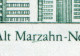 3076 Marzahn-Kleinbogen Berlin 1987: Strich Unter RZ Von MARZAHN , Feld 4,** - Abarten Und Kuriositäten