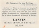 Ancienne Image / CHOCOLAT LANVIN - DIJON / N°524 - 4e Série - Beaugeney : La Tour De César - Andere & Zonder Classificatie