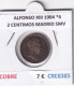 CRE8385 MONEDA ESPAÑA ALFONSO XIII 1904 *4 2 CENTIMOS MADRID SMV COBRE - Autres & Non Classés