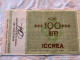 Miniassegno - ICCREA - 100 Lire - [10] Checks And Mini-checks