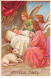 Anges - N°74911 - Joyeux Noël - Ange Veillant Sur Jésus Dormant - Engel
