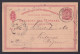 DENMARK 1886, Pre-stamped Postcard Mi #P23, To Lichtenfels Bavaria - Brieven En Documenten