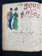 Delcampe - Militaria - Beau Recueil De Chansons Avec Dessins Originaux 1904 Fort De Sennecey Pariat Claude - Manuscrits
