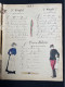 Delcampe - Militaria - Beau Recueil De Chansons Avec Dessins Originaux 1904 Fort De Sennecey Pariat Claude - Manuscrits