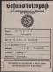 Gesundheitspaß III. Reich Hamburg 1939 - Sin Clasificación