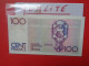 BELGIQUE 100 FRANCS 1982-1994 Peu Circuler Belle Qualité (B.18) - 100 Francs