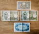 8 Billets BNB - BELGIQUE 1919 à 1929 - Collections
