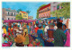 Guadeloupe Marché Forain Dans La Ville Dessin D'emilie (scan Recto-verso) PFRCR00053 P - Pointe A Pitre