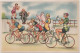 ITALIA - N. 6 CARTOLINE  - UMORISTICHE  " Ciclismo " Non Viaggiate Numerate Da N. 287/1 A 287/6. Ed. PCME. Cod1088 - Humour