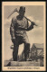 AK Siegen, Siegerländer Bergmann (Brückenfigur) - Siegen