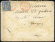 Delcampe - * 90 - 15c. Cérès Obl. CàD Rouge SAIDA MECHERIA Du 13 Juin 1882 S/lettre à Destination De La FRANCE. Obl. Rare. TB. - Other & Unclassified