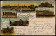 Ansichtskarte Leipzig Gruss Aus... Uni, Augustusplatz, Post 1901 - Leipzig