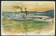 MFTR Temes Gőzös , Litho Képeslap, 1902. - Ungarn