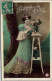 CPA , Fleurs , Vase , 1910 - Blumen