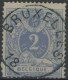 Delcampe - [O SUP] N° 27, Obl Concours SC 'Bruxelles' - Centre Vide - 1869-1883 Leopoldo II