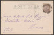 Straits Settlements - Singapore - Postcard - 1901 - Singapur
