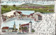 Oberschwarzach (8722) Brauerei Ackermann, Postamt, Schloss 1899 I-II - Other & Unclassified