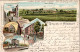 Hösbach (8759) Bahnhof, Restaurant Schüssler 1899 I-II - Other & Unclassified