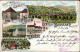 Delcampe - Hammelburg (8783) Bonnland, Gasthaus Zum Goldenen Greif 1898 I-II - Otros & Sin Clasificación