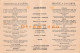 ESPAÑA MENU Y PROGRAMA SHIP BARCO LINEA YBARRA 1949 - Menus