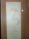 Lettre De Change Robert Roset Toiles Et Couvertures - Wechsel