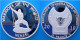 Delcampe - CONGO 12X10 F 2010 FROOF SILVER PLATED SERIE WARRIORS OF THE WORLD MINTAGE 1000 PCS WEIGHT 29,2gX12 UNC CONSERVAZINE FON - Congo (Democratic Republic 1998)