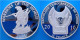 Delcampe - CONGO 12X10 F 2010 FROOF SILVER PLATED SERIE WARRIORS OF THE WORLD MINTAGE 1000 PCS WEIGHT 29,2gX12 UNC CONSERVAZINE FON - Congo (Democratic Republic 1998)