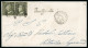Delcampe - 1859 1 Gr. Plate III, Olive-green (verde Oliva), Porous Paper (PA), Horizontal Pair On Cover From Palermo To Petralia So - Sicile