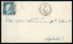 Delcampe - 1859 2 Gr. Plate II, Blue (azzurro), Non-porous Paper (NA), With Four Even Margins, Position 28, On Cover Dated 1 Februa - Sicile