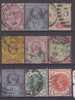 Lot N°571 Grande Bretagne, N°73-95-94-96-97-95-91-91-93, Coté25 Euros - Used Stamps