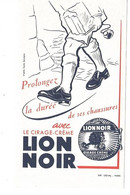 Buvard Lion Noir Cirage - L