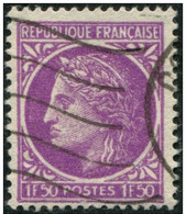 Pays : 189,06 (France : 4e République)  Yvert Et Tellier N° :  679 (o) - 1945-47 Cérès De Mazelin