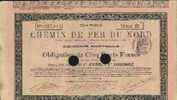 CHEMIN DE FER DU NORD DE  (1893) - Chemin De Fer & Tramway