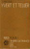 Catalogue Yvert Et Tellier De 1983 Timbres De France T1 - Francia