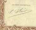 SIGNATURE DE BLERIOT : (  STE DU CINEMA LECOURBE ) - Kino & Theater