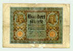 100 Marks De 1920 - Other & Unclassified