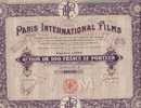 RARE : PARIS INTERNATIONAL FILMS  CATEGORIE "A" (1000EXP) - Cinéma & Théatre