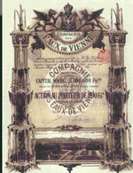 COMPAGNIE DES EAUX DE VIENNE (REPRODUCTION) - Eau