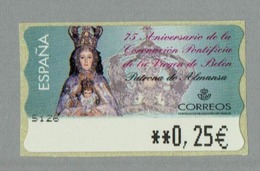 RARITY ATM SPAIN VIRGIN BELEN 1999 BEFORE EURO IN EUROS MNH - Sonstige & Ohne Zuordnung