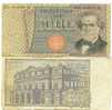 Billet D´italie 1000 Lires (g.verdi)1969 - Other & Unclassified