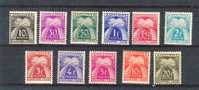 Andorre Taxe 21-31* Cote 24.75€ - Unused Stamps