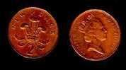 UK 1985 2 Pence Elizabeth II Catnr. 141a - 2 Pence & 2 New Pence