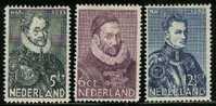 Ned 1933 Herdenkingszegel 3 Values Only Mint Hinged  253-255 # 50 - Ongebruikt