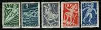 Ned 1948 Child Serie Mint Hinged 508-512 #77 - Unused Stamps