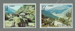 ANDORRA EUROPE CEPT 1977 NATURE MNH STAMPS - 1977