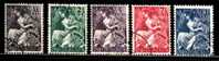 Ned 1946 Hulpzegels Serie Mint Hinged 449-453 #182 - Neufs