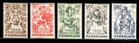 Ned 1949 Kinder Zegels Serie Mint Hinged 544-548 #183 - Unused Stamps