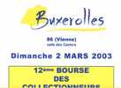 Affiche Officielle De La 12ème BOURSE DES COLLECTIONNEURS De BUXEROLLES (86) - Affiches