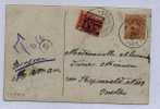 135 Op  Postkaart Met TX 13A (preo Brussel) 22/07/1919 - 1915-1920 Alberto I